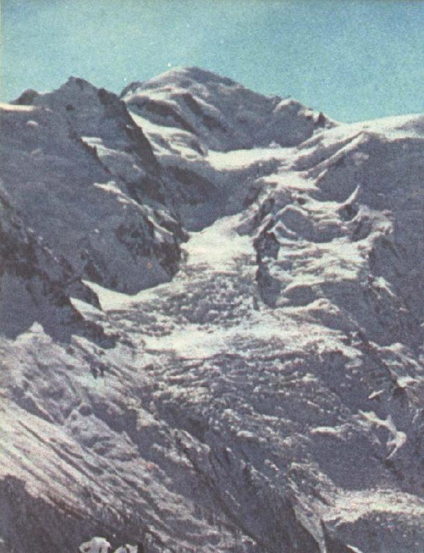 william r clark paccard balmat och de flesta andra andra alpinister tog sig upp till mont blancs topp pa nordsidan Germany oil painting art